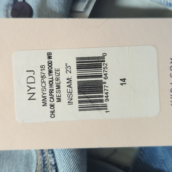 Nydj Chloe Capri Hollywood Jean in Mesmerize Size 14 - Picture 16 of 16